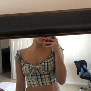 Forever 21 milkmaid crop top